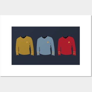 Star Trek Shirt Colours Posters and Art